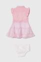 Haljina za bebe Guess A4GK15.WG5P0.PPYH roza SS24