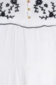Παιδικό βαμβακερό φόρεμα Guess Κύριο υλικό: 100% Βαμβάκι Κέντημα: 100% Πολυεστέρας