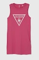 Guess rochie din bumbac pentru copii mini roz J4GK35.JA914.PPYH
