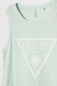 Дівчинка Дитяча бавовняна сукня Guess J4GK35.JA914.PPYH бірюзовий