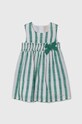 Guess rochie cu amestec de in pentru copii mini verde K4GK03.WG600.PPYH