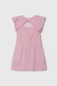 Παιδικό φόρεμα Guess ροζ