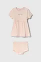 ροζ Φόρεμα μωρού Calvin Klein Jeans Για κορίτσια