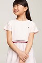 Fete Tommy Hilfiger rochie din bumbac pentru copii KG0KG07924.128.176.PPYH roz
