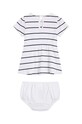 Бебешка рокля Tommy Hilfiger KN0KN01800.PPYH сив SS24