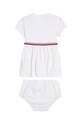 Φόρεμα μωρού Tommy Hilfiger KN0KN01801.PPYH λευκό SS24