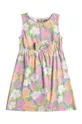šarena Dječja pamučna haljina Roxy SUMMER AIR Za djevojčice