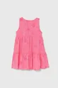 ροζ Παιδικό βαμβακερό φόρεμα zippy 2-pack