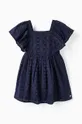 темно-синій Дитяча бавовняна сукня zippy Для дівчаток