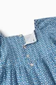 modrá Dievčenské bavlnené šaty zippy