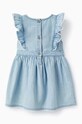 zippy sukienka bawełniana niemowlęca 3105966301 niebieski SS24