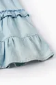 голубой Хлопковое детское платье zippy