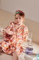 zippy rochie din bumbac pentru copii 3105990901 portocaliu