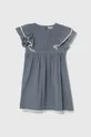 μπλε Παιδικό βαμβακερό φόρεμα zippy Για κορίτσια