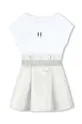Παιδικό φόρεμα Karl Lagerfeld λευκό