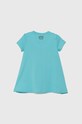 Девочка Хлопковое детское платье Kenzo Kids K60832.114.150 голубой