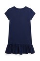 Детска памучна рокля Polo Ralph Lauren 312953280001 тъмносин AW24