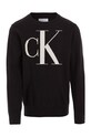 Otroški bombažen pulover Calvin Klein Jeans IB0IB01961.128.176.PPYH črna SS24