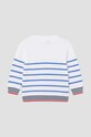 Mayoral sweter bawełniany niemowlęcy 1385.3H.Baby.PPYH niebieski SS24