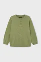 зелёный Детский свитер с примесью льна Mayoral Для мальчиков