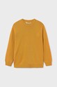 Παιδικό βαμβακερό πουλόβερ Mayoral 6340.7A.Junior.PPYH κίτρινο SS24