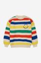 Bobo Choses sweter bawełniany dziecięcy 124AC135 multicolor SS24