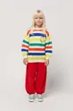 барвистий Дитячий бавовняний светр Bobo Choses
