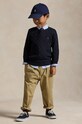 Polo Ralph Lauren pulover de bumbac pentru copii 322702674060 bleumarin
