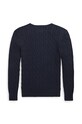 Băieți Polo Ralph Lauren pulover de bumbac pentru copii 323702674060 negru