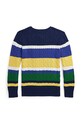 Detský bavlnený sveter Polo Ralph Lauren 323941097001 zelená AW24