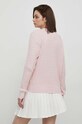 Odzież Tommy Hilfiger kardigan bawełniany WW0WW40673 różowy
