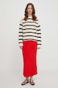 Tommy Hilfiger sweter bawełniany WW0WW40751 beżowy AW24