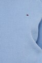 Tommy Hilfiger sweter bawełniany WW0WW40751 niebieski