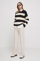 Бавовняний светр Tommy Hilfiger WW0WW40751 чорний AW24