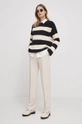 Tommy Hilfiger maglione in cotone nero