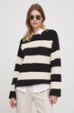Бавовняний светр Tommy Hilfiger чорний WW0WW40751