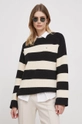 czarny Tommy Hilfiger sweter bawełniany