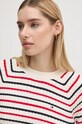 Bavlněný svetr Tommy Hilfiger bílá WW0WW41142
