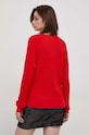 Odzież Tommy Hilfiger sweter bawełniany WW0WW41142 czerwony