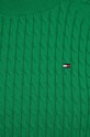 Tommy Hilfiger sweter bawełniany WW0WW41142 zielony