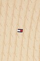 Βαμβακερό πουλόβερ Tommy Hilfiger WW0WW41142 μπεζ