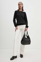 Бавовняний светр Tommy Hilfiger WW0WW41142 чорний AW24