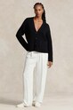 Μάλλινη ζακέτα Polo Ralph Lauren μαύρο 211910426