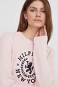 Tommy Hilfiger sweter bawełniany różowy WW0WW41146