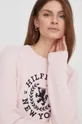 roza Pamučni pulover Tommy Hilfiger