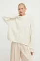 beige Gestuz maglione in lana