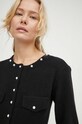 Gestuz cardigan din lână negru 10908603