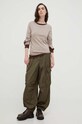 Marc O'Polo sweter 310512960301 beżowy SS24