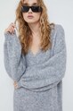 Bruuns Bazaar sweter z domieszką wełny beżowy BBW3755