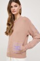 Elisabetta Franchi kardigan beżowy MK07S41E2